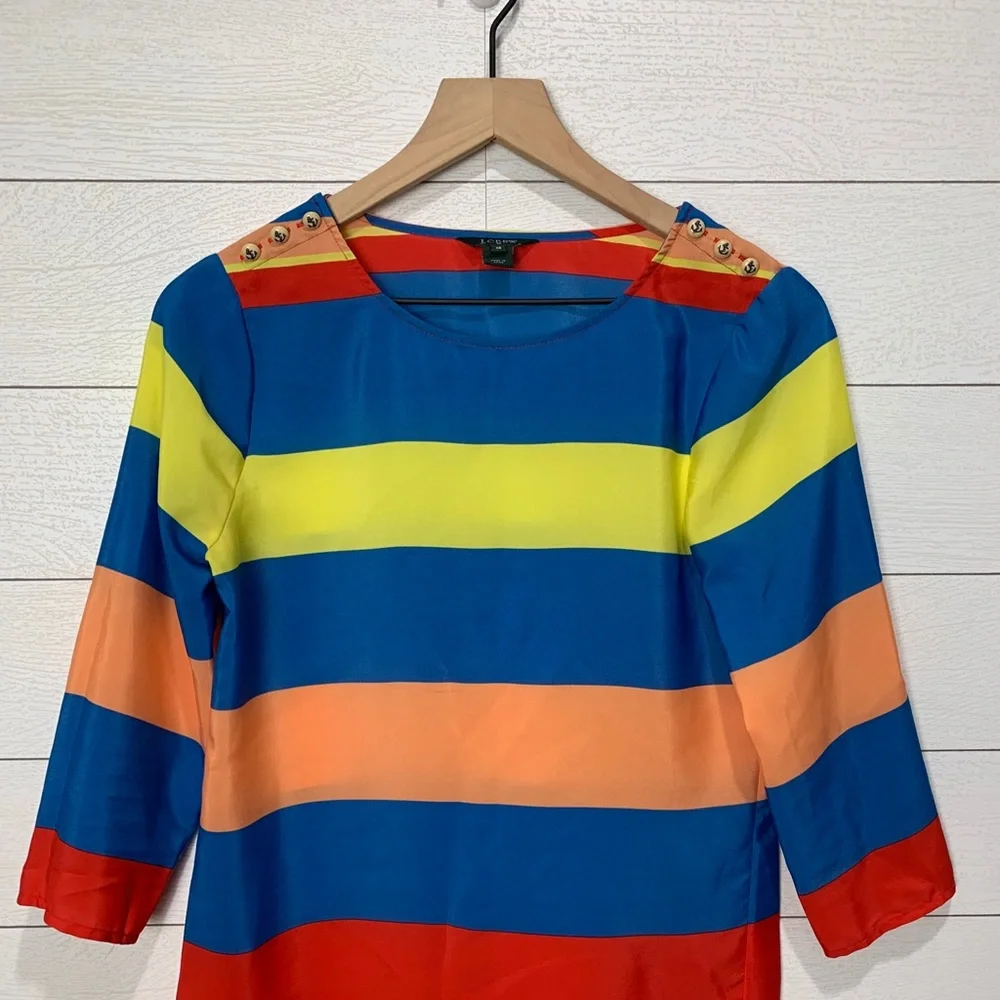 J Crew XS Striped Top